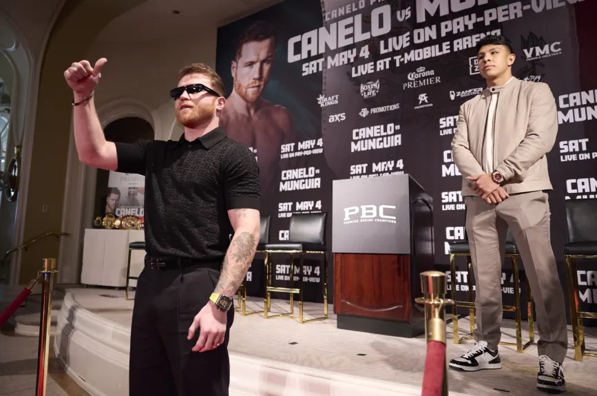 Conferencia de prensa oficial Canelo Álvarez vs Jaime Munguía