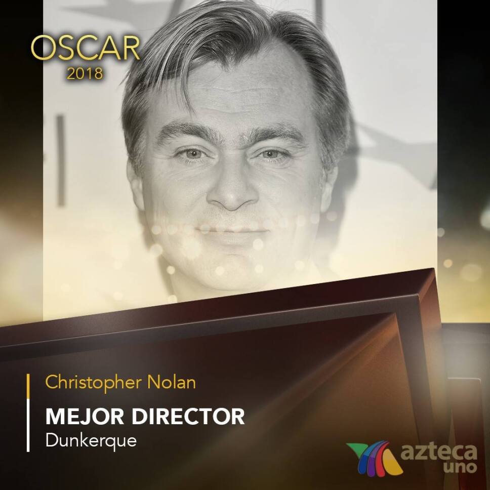 Christopher Nolan, Oscar 2018, Nominaciones Mejor Director
