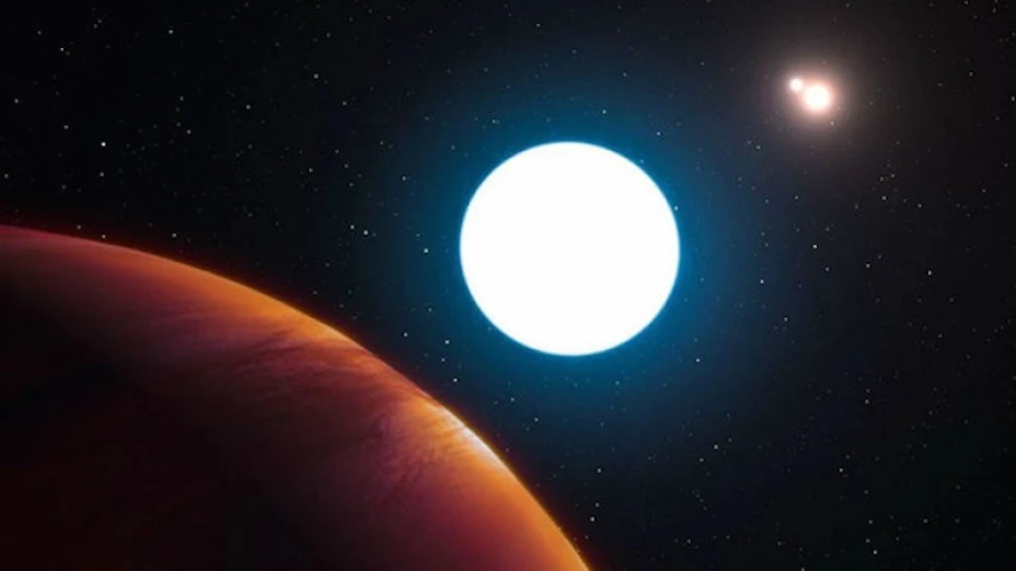 Planeta con tres soles