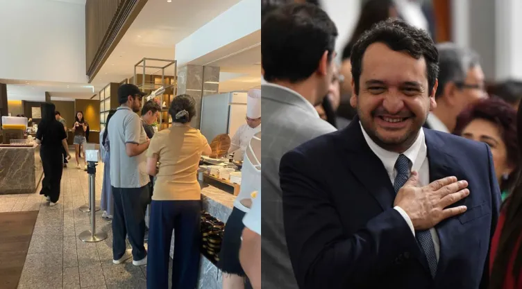 Andy López de vacaciones en Tokio.