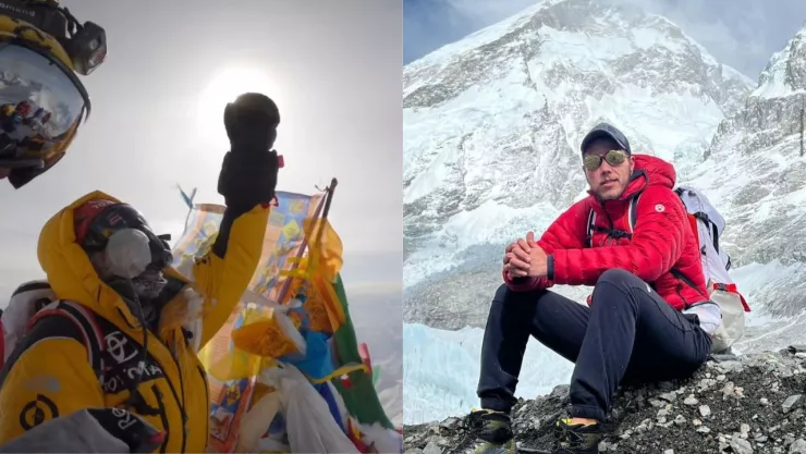 VIDEO Mexicano ciego conquista el Monte Everest; subió para estar más cerca de su mamá fallecida