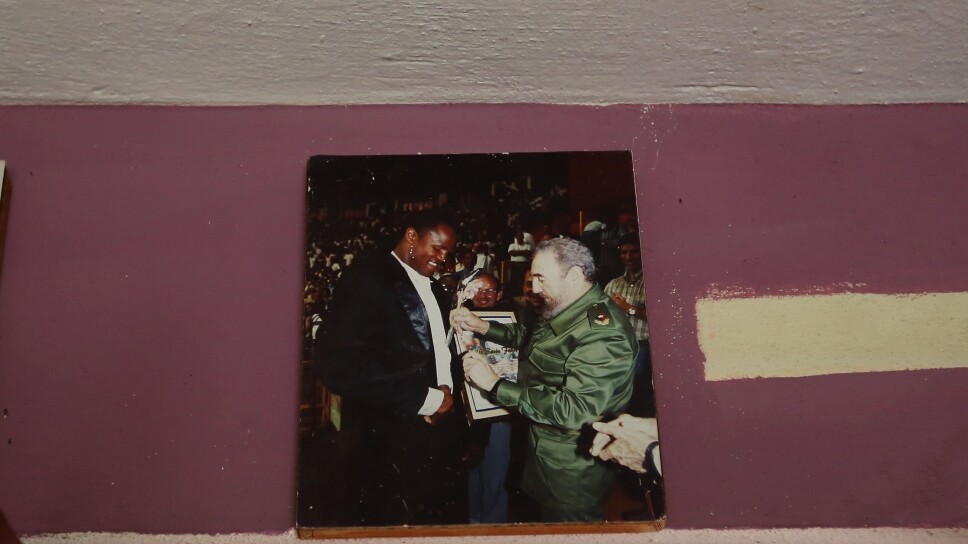 Cuban Boxing Great Felix Savon at Home