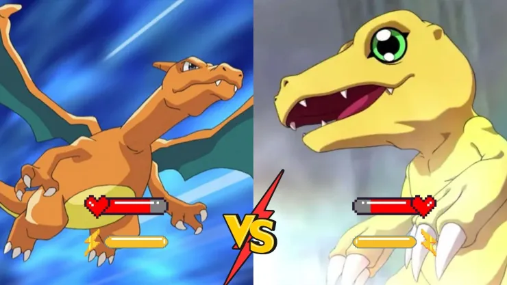 IA responde ¿Quién ganaría en una pelea,Charizard o Agumon