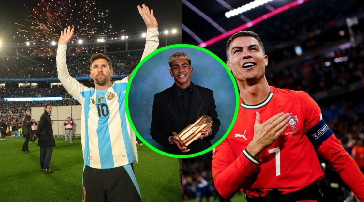 Lamine Yamal entró a un ranking y lo comparte con Messi y Cristiano Ronaldo