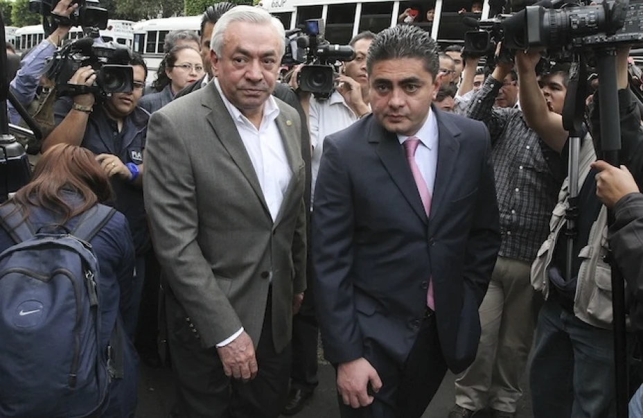 Los diputados Marco Antonio Bernal, Luis Espinoza Cházaro