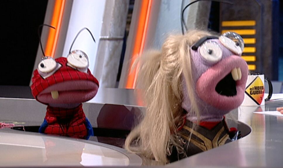Trancas y Barrancas disfrazados de Sipiderman y Thor