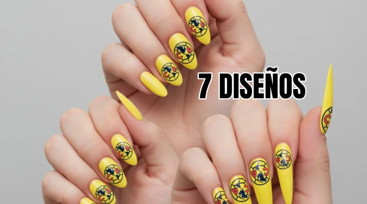 7 diseños de uñas inspiradas en el Club América que pueden ir en cualquier forma: se ven lindas en cortas o largas