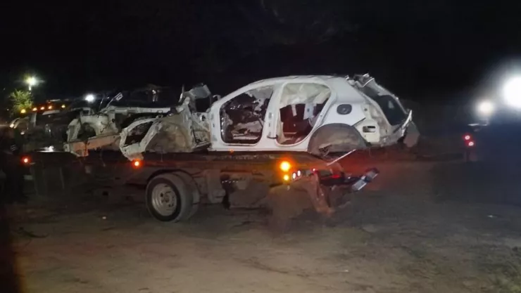 Descubren predio de carros robados en Eldorado