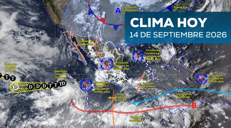 Clima en México lunes 14 de septiembre.jpg