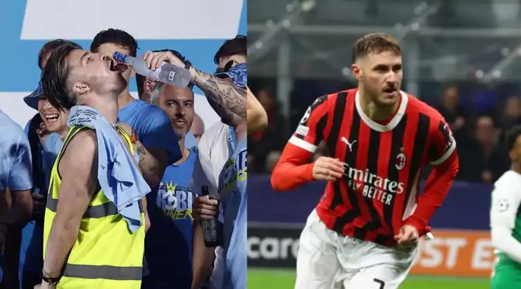 Jack Grealish podría jugar en el AC Milan junto a Santiago Gimenez