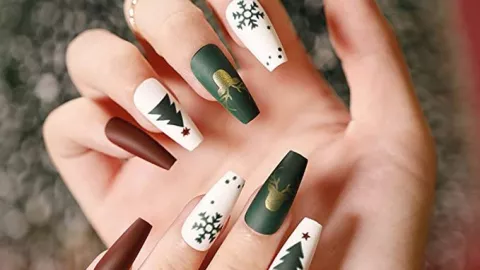 Uñas Navidad