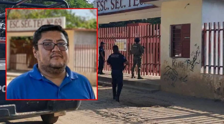 Asesinan al maestro Leví Peralta dentro de una secundaria en Oaxaca