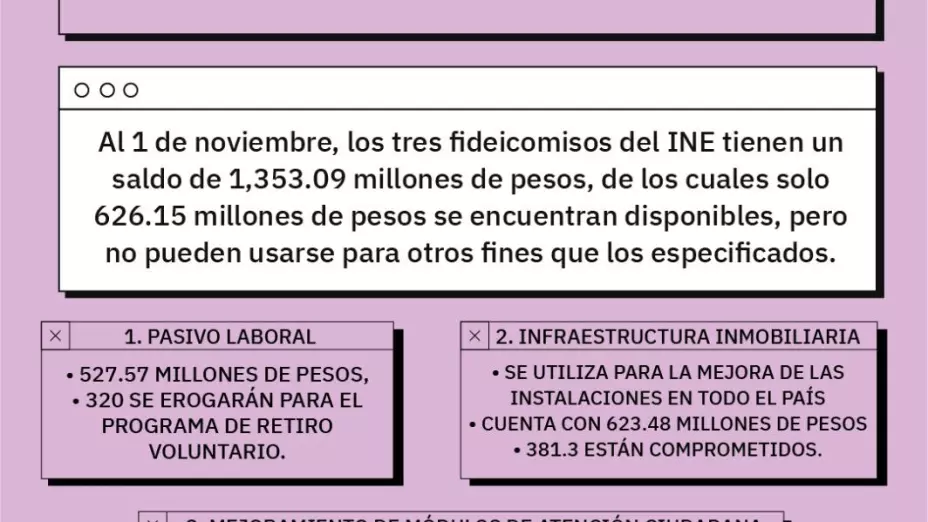 INE fideicomisos