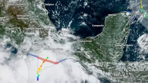 trayectoria en vivo huracan jonh pacifico mexicano