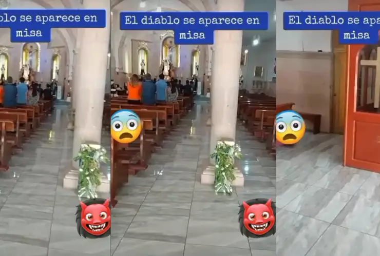 Diablo se aparece en una misa