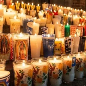 Veladoras Basílica de Guadalupe