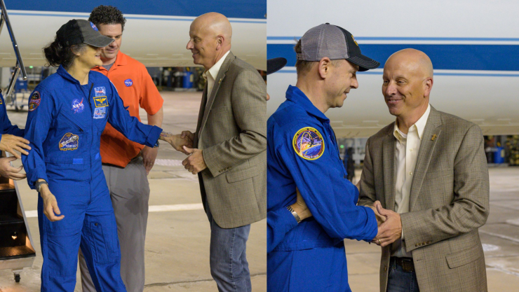 Suni Williams y Butch Willmore volvieron a la Tierra el 18 de marzo 2025.png