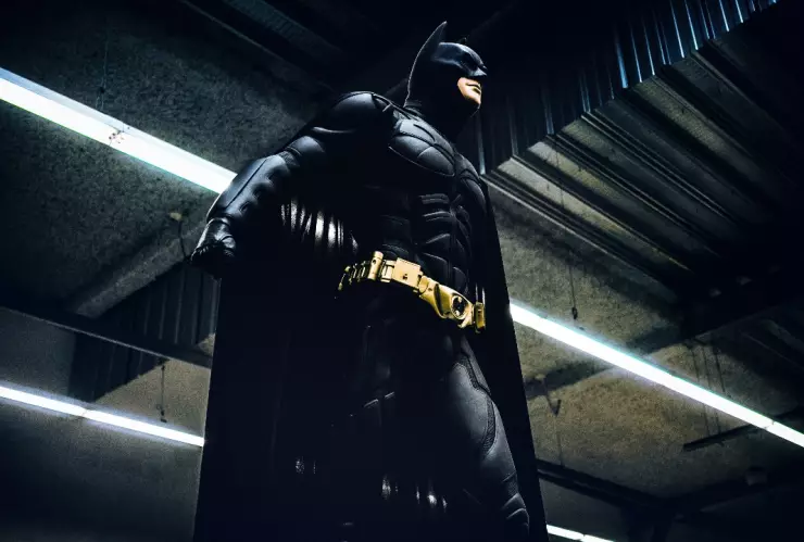 Foot de figura de Batman.