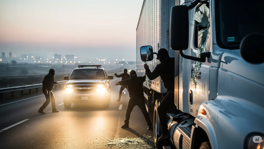 Violento asalto en la México-Querétaro: trailero es secuestrado y su tráiler robado en Jilotepec