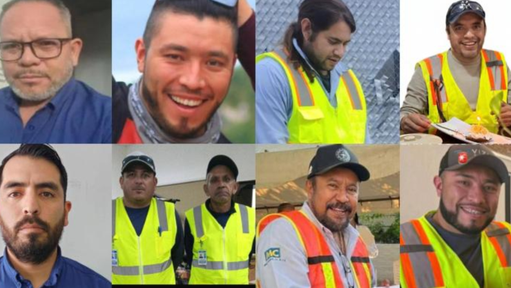 diez trabajadores mineros