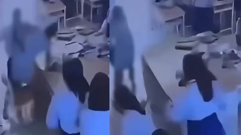 Qué se sabe del alumno que golpea a profesora por calificación