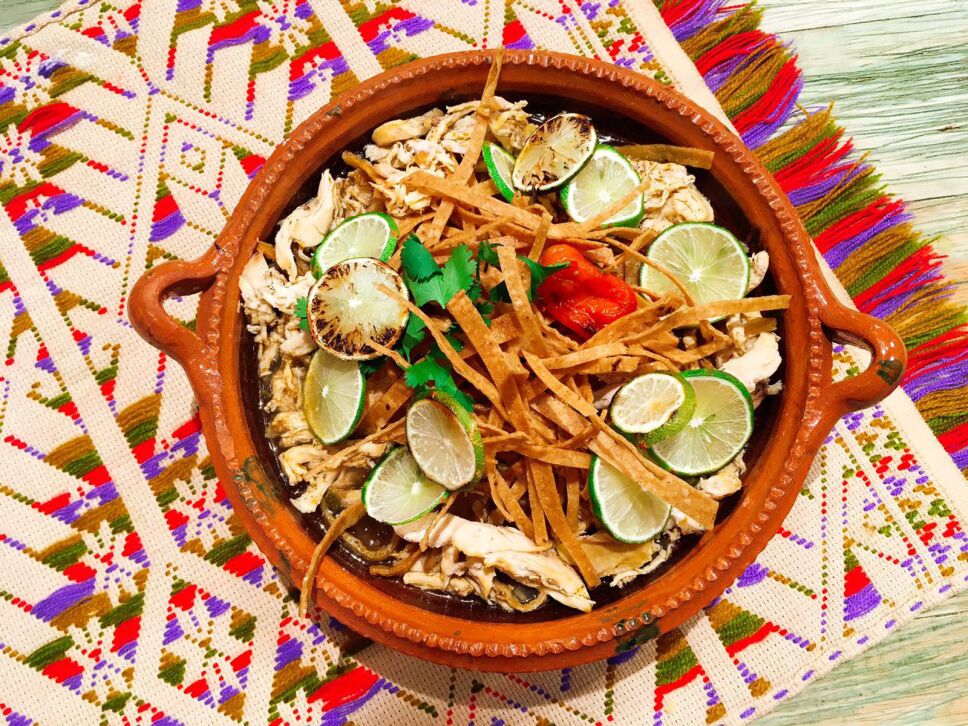 Sopa de Lima cocineros mexicanos