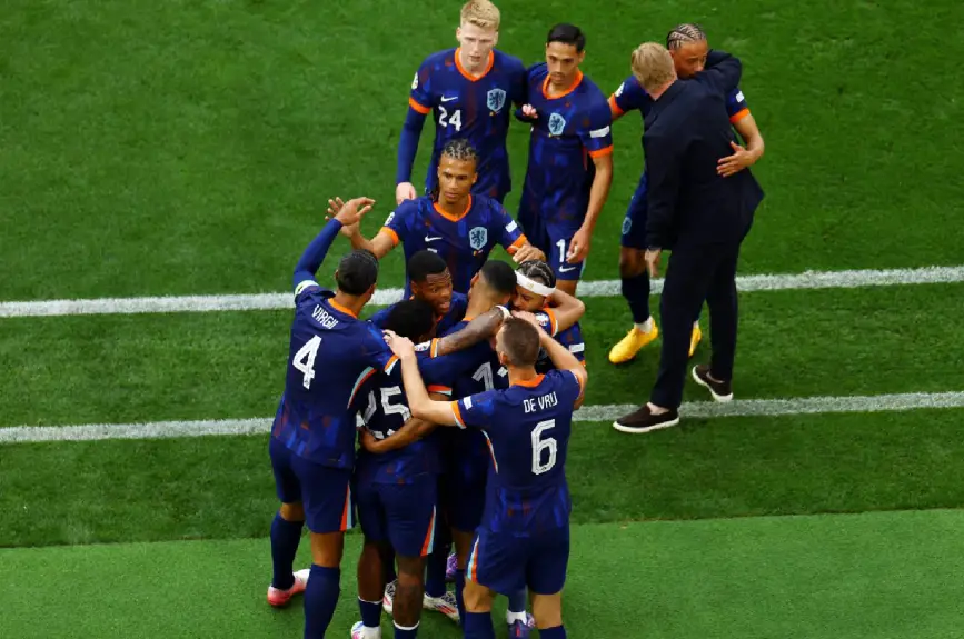 Festejo de Países Bajos al gol de Cody Gakpo.jpg