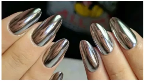 uñas holográficas diseños