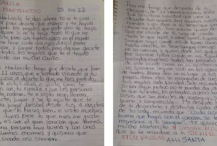 reaccion de niño se viraliza al saber que santa no regresará