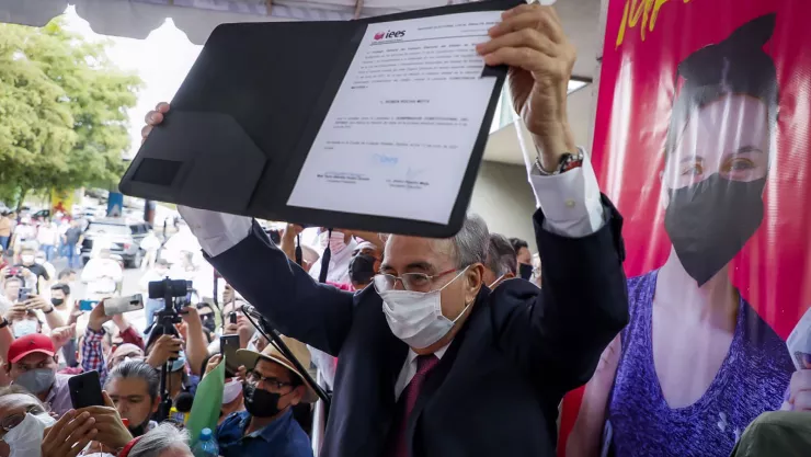 Rubén Rocha Moya recibió constancia de gobernador electo en Sinaloa