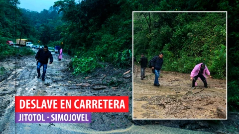 Deslave carretera Jitotol