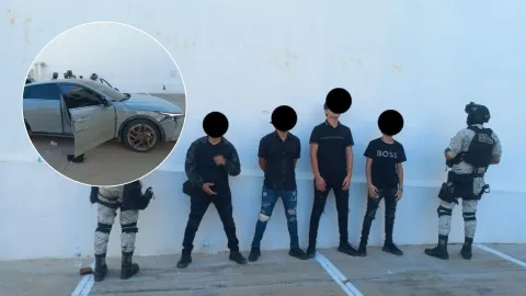 Detenidos tras persecución en Zona Dorada de Mazatlán