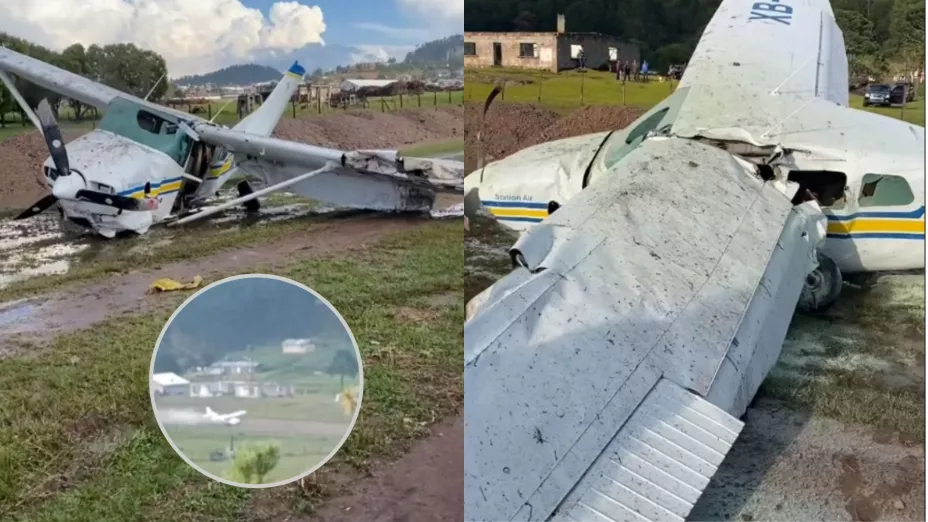 Se estrella avioneta de Varones de Culiacán.