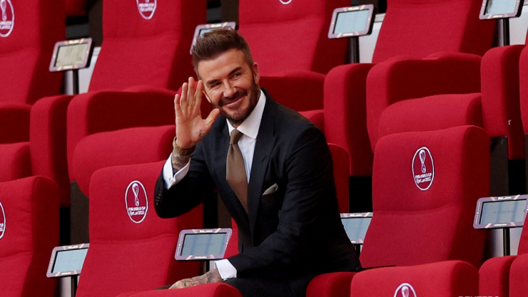 David Beckham en la Copa del Mundo Qatar 2022