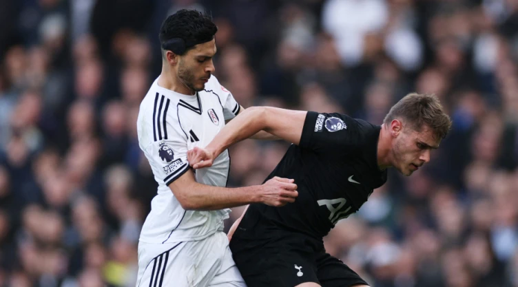 Raúl Jiménez ante el Tottenham