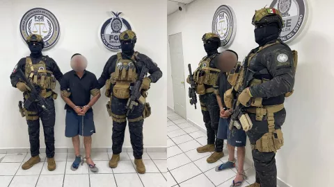 Detienen a presunto asaltante de banco en Culiacán