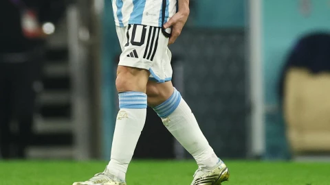 Preocupación Messi molestia.