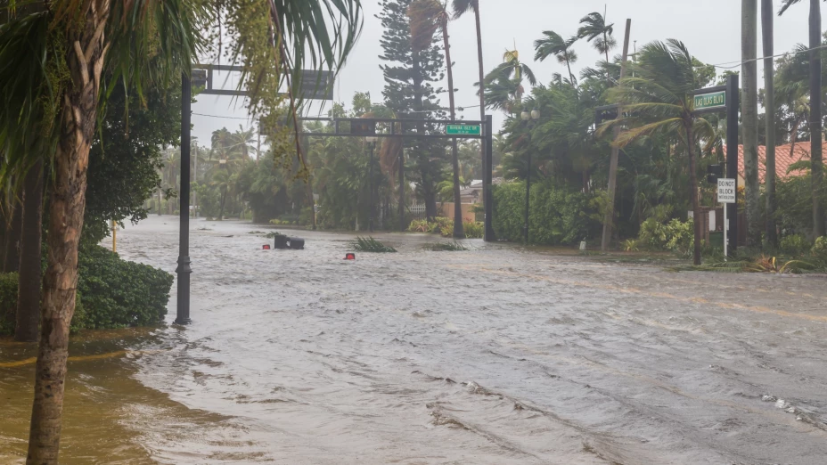 Calles de Miami inundadas