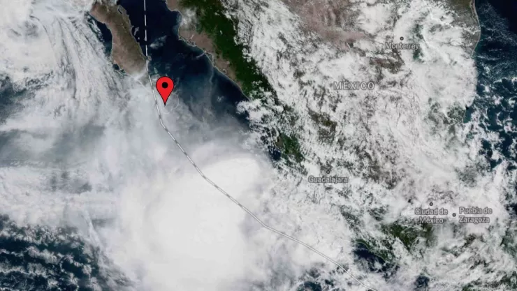 Tormenta tropical Raymond se dirige a Baja California Sur; autoridades emiten alerta por fuertes lluvias