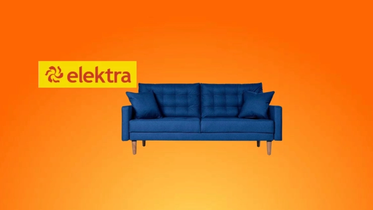 Elektra remata a mitad de precio este sofá cama