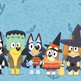 4 plantillas de Bluey con temática de Halloween para imprimir y colorear que los fans de la caricatura amarán