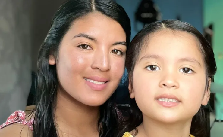 Julissa Iriarte y su hija Nohelly