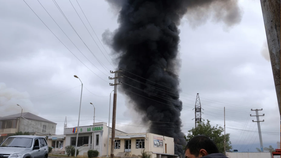 Bombardeos en Stepanakert, Azerbaiyán