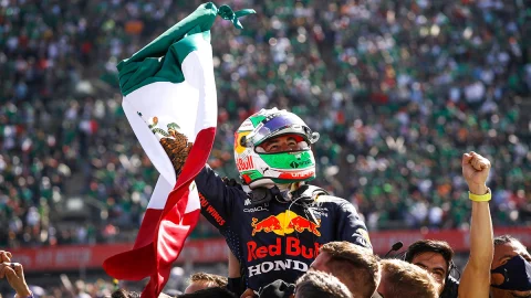 Checo P&eacute;rez en el GP de M&eacute;xico