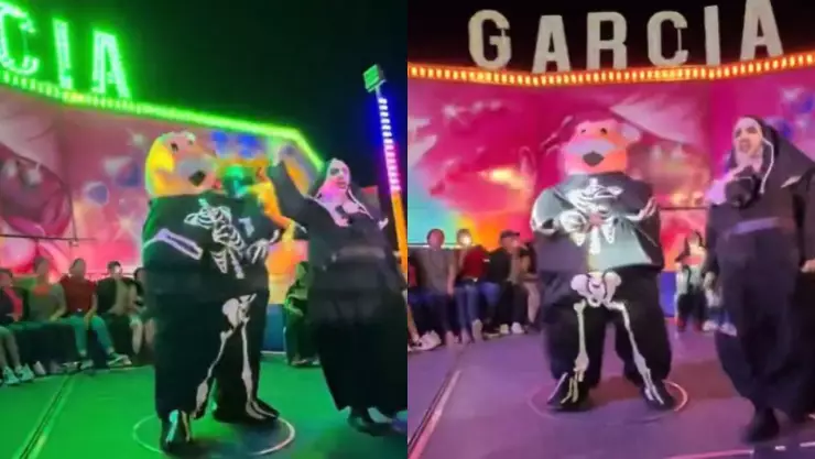 ¿La mejor colaboración del año? La Monja viral de TikTok arma reta de baile; el participante es amado por todos