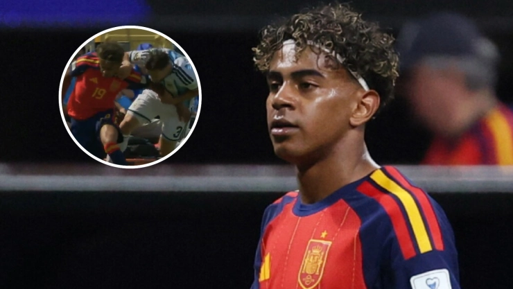 La posible roja en el España vs Argentina
