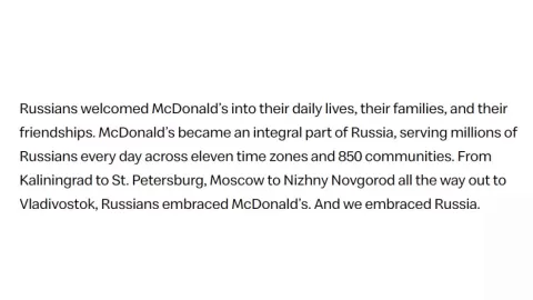 McDonald’s Rusia