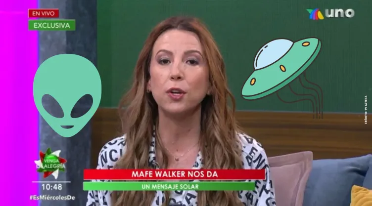 VIDEO: Así fue el encuentro de Mafe Walker con un extraterrestre.