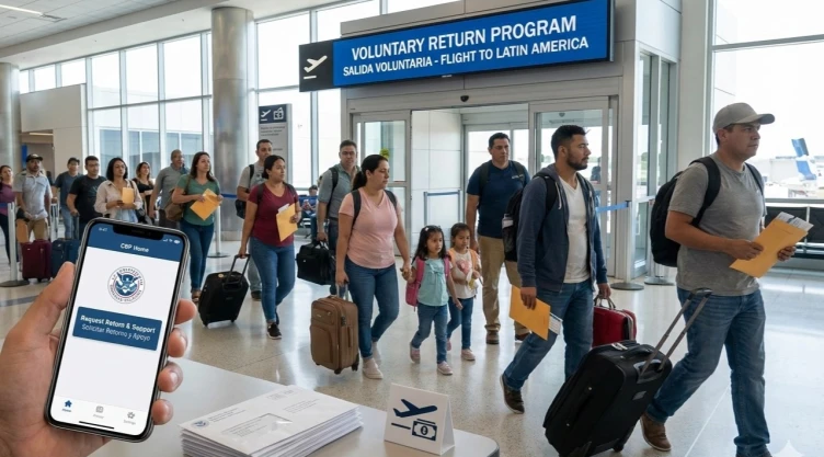 CBP Home: Ofrece dinero, vuelo y perdón de multas a migrantes que salgan de EU
