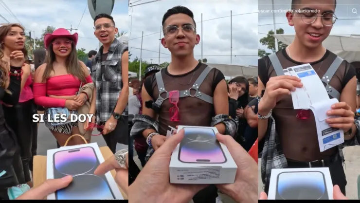 Alexis Omman cambia Iphone por boleto para el concierto de Taylor Swift